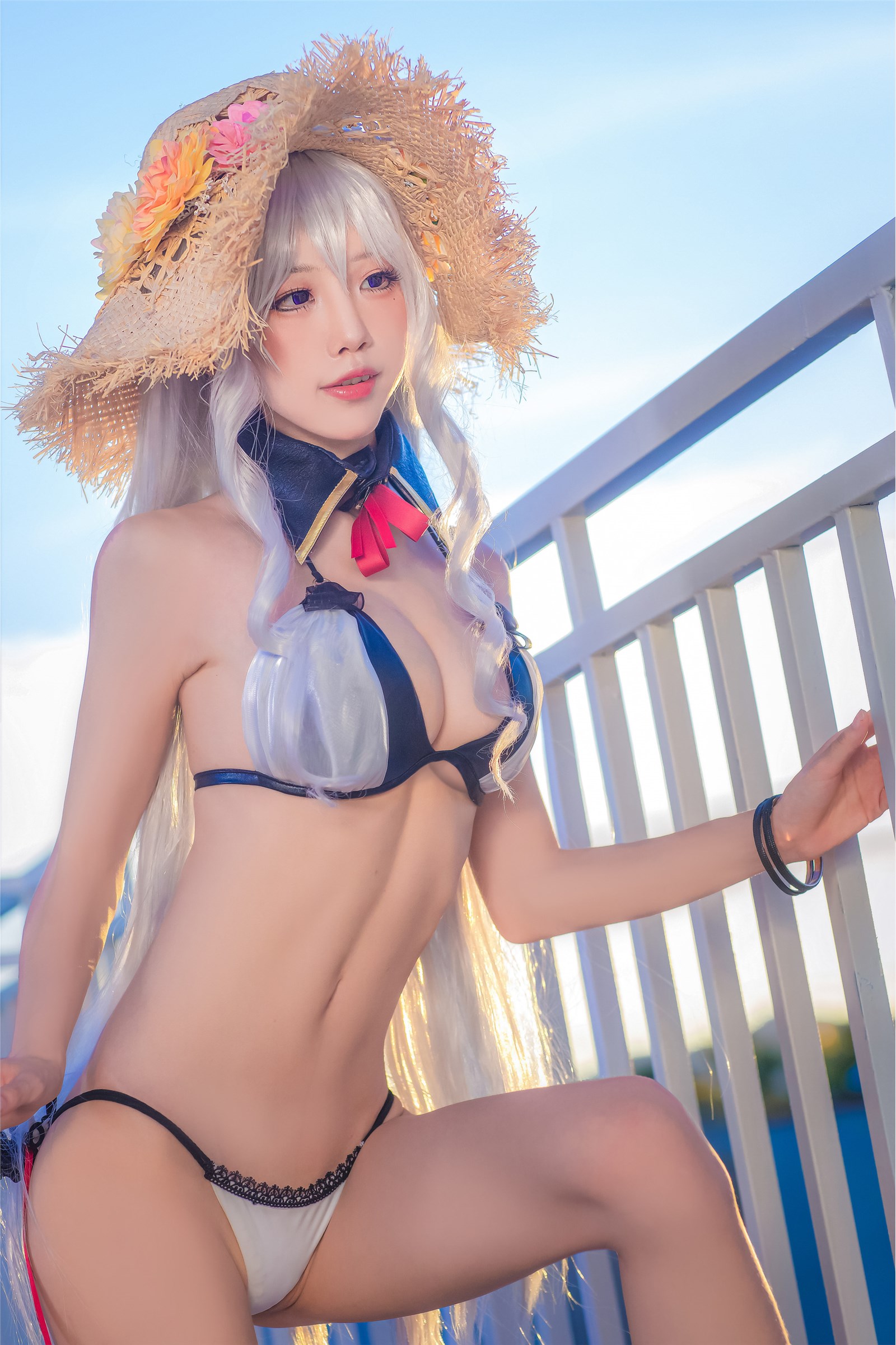 Aqua Water Miao - Alge rie Swimsuit (Azur Lane)(17)